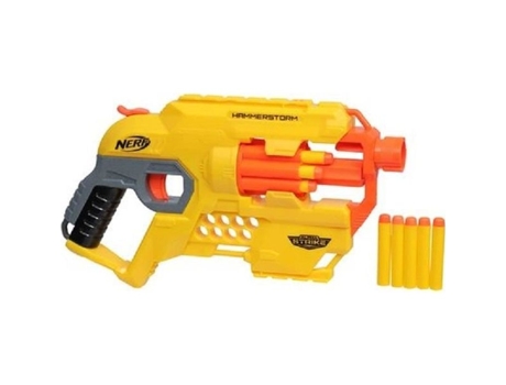 NERF Alphastrike Hammerstorm Pistola con 8 Dardos