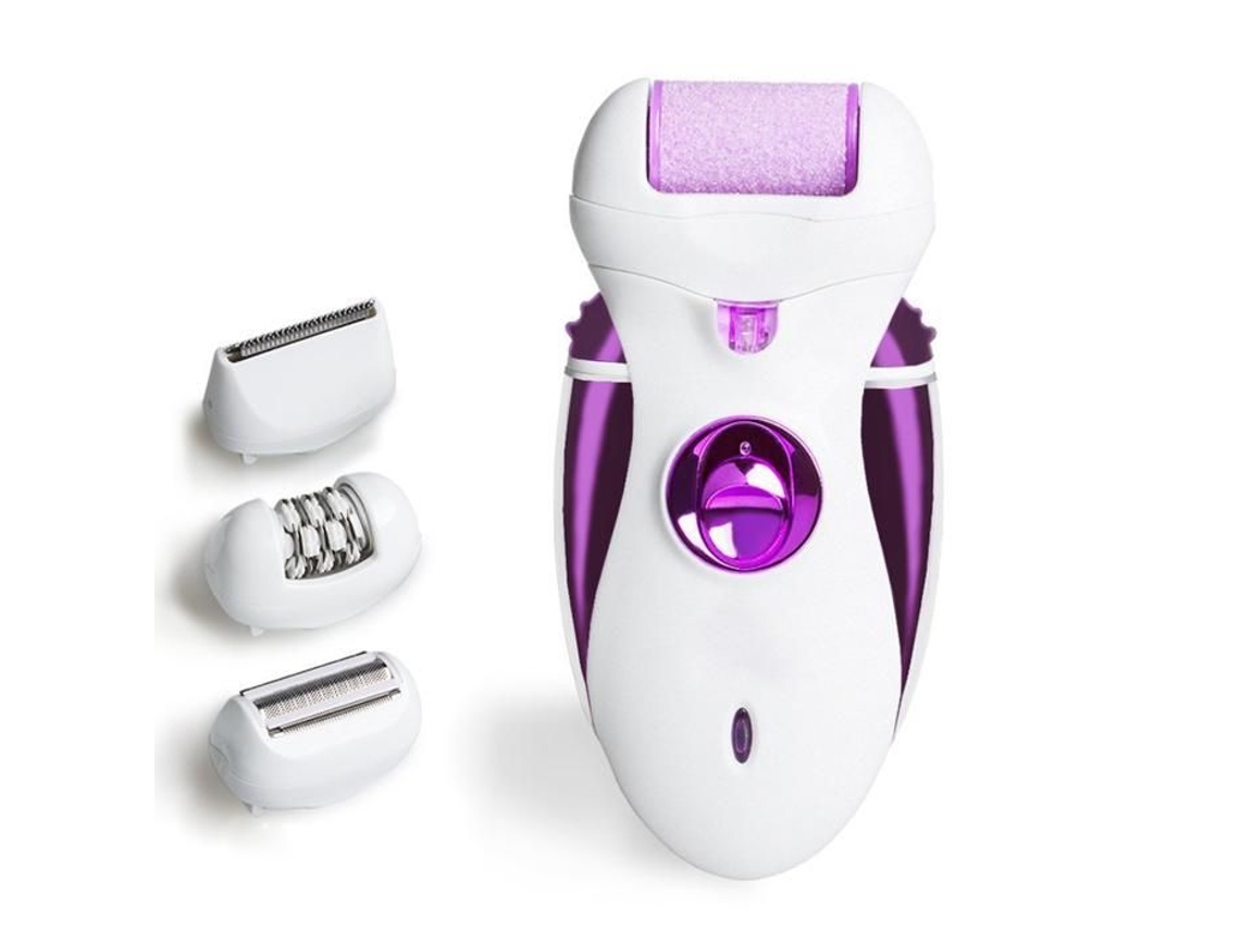 Depiladora multifuncional, recortadora, pedicura y afeitadora para mujer con cabezal reemplazable YW8238
