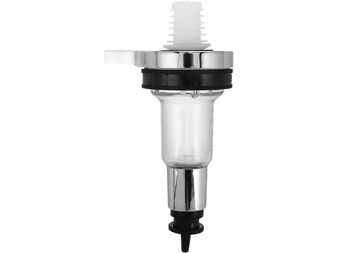 Bomba Dosificadora De Vidrio Transparente Para Perfumes Con Graduaciones, Bomba Dosificadora Precisa Para Aceites.