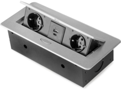 Regleta EMUCA 2 Enchufes EU + 1 USB Tipo A + 1 USB Tipo C