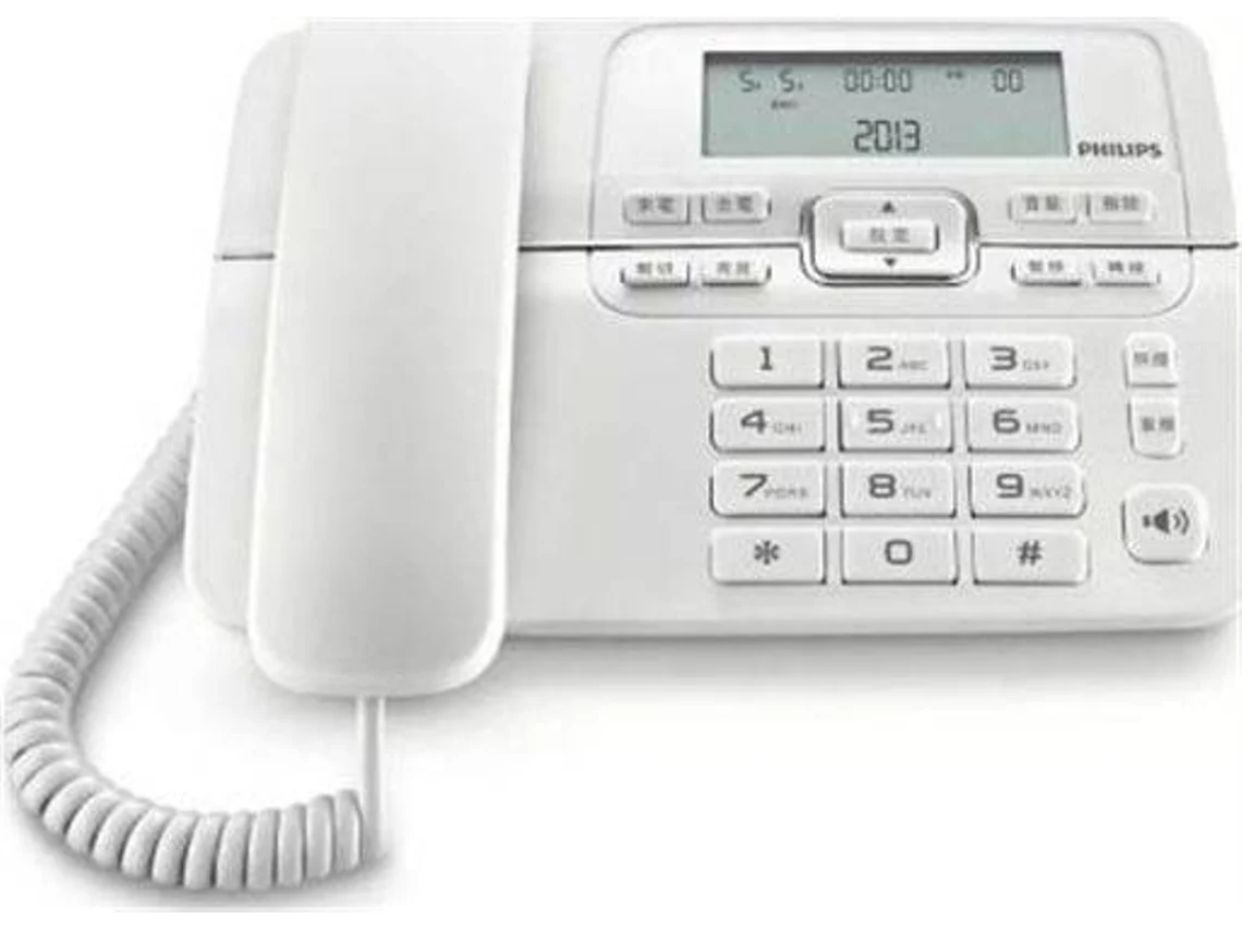 Teléfono Fijo con Cable PHILIPS M20w/00 blanco