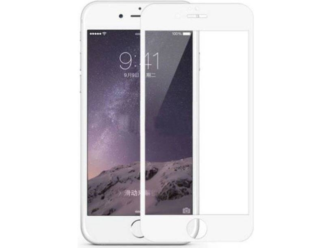Protector de Cristal Templado iPhone 7, 8 Completo Blanco