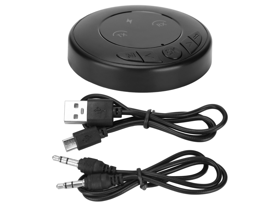 Adaptador Bluetooth 5.0, Transmisor/receptor Inalámbrico Multifuncional 2 En 1 Aux De Baja Latencia