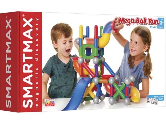 Construcción SMARTMAX Mega Ball Run (Edad Mínima: 3 - 71 Piezas)