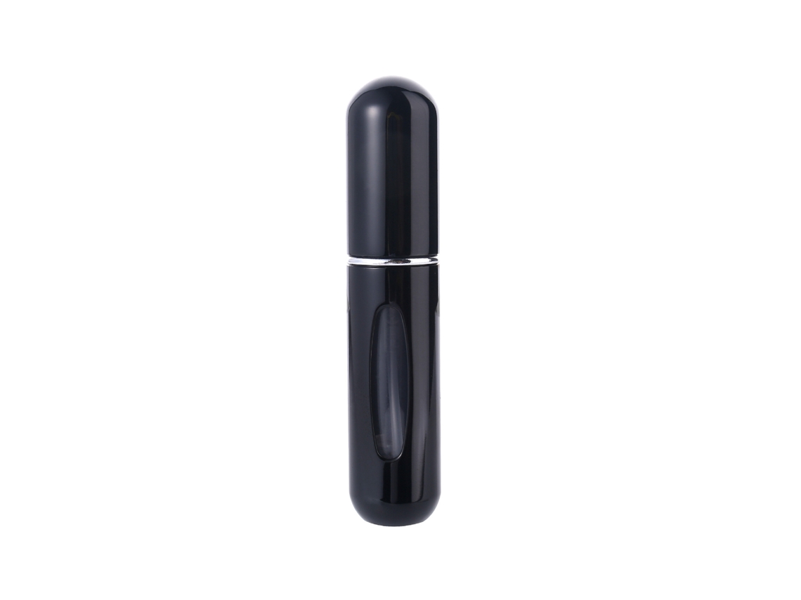 2 Piezas Atomizador De Perfume Portátil Recargable 5ml Negro