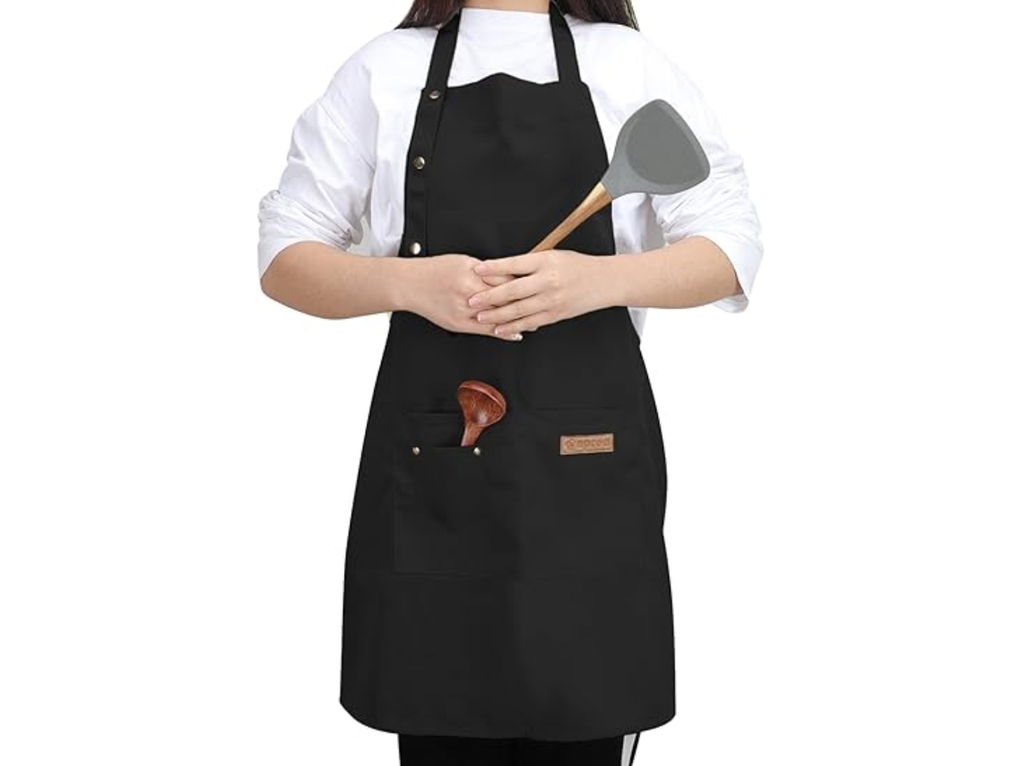Delantal De Cocina Ajustable Para Mujer Y Hombre, Para Barbacoa, Chef, Artista, En Lona
