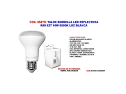 Talox bombilla led reflectora r80 e27 10w 6500k luz blanca
