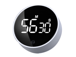 Temporizador De Cocina Digital Miiiw S02 Con Pantalla Led Magnética, Función De Cuenta Atrás Y Cuenta Adelante Para Cocinar, Clases Y Ejercicio.
