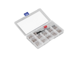 Kit De Tornillos Para Ordenador De 600 Piezas, M2, M2.5 Y M3, Cabeza Plana, Con Destornillador Y Cepillo Plateado.