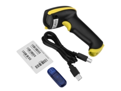 Escáner De Código De Barras Portátil Inalámbrico De 2,4 Ghz Para Ios, Android Y Windows (amarillo)