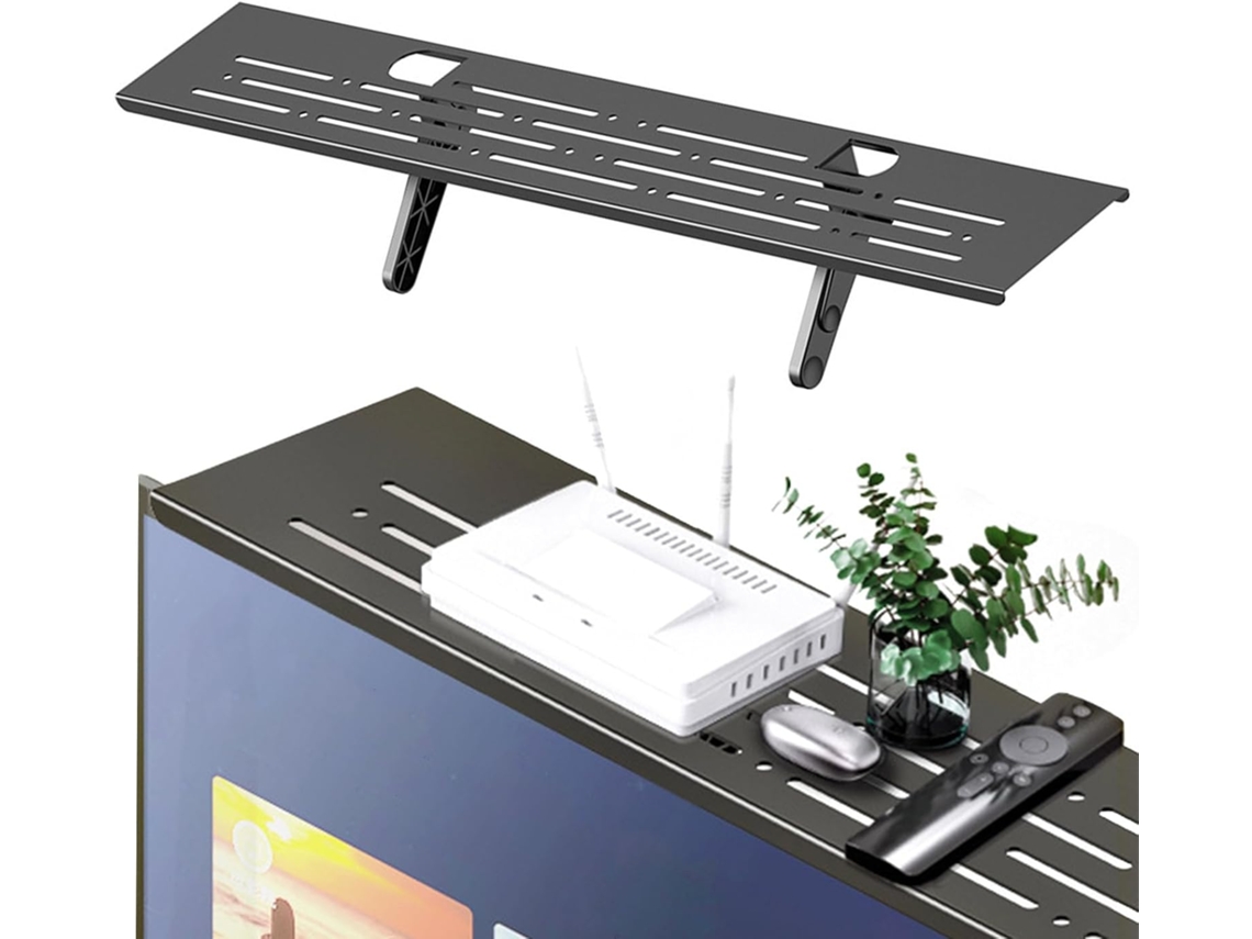 Soporte para monitor de TV: Doble ventaja - Estante resistente para monitor SFUSHOS
