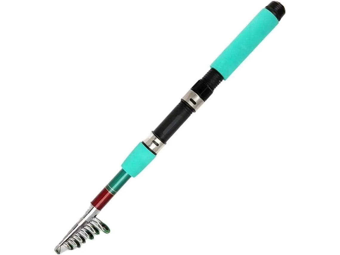 Cañas De Pescar Portátiles, Caña Telescópica Portátil, Mini Pescar, Kit Completo (3.6), Resistente, Portátil