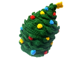 Gorro navideño tejido a mano para niños de 50 a 54 cm