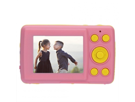 Filmadora Niños con pantalla HD de 2,4 pulgadas 16 Mp Antivibración Detección de rostros Rosa
