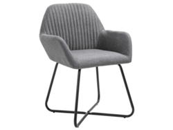 Sillas de comedor 2 piezas Tela gris oscuro MAISON EXCLUSIVE