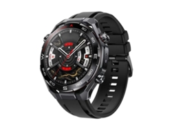 Bracelete Para Huawei Watch Ultimate 2 - Silicone Cor Sólida - Fivela Preta Preta