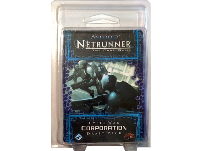 Juego de Cartas FANTASY FLIGHT Cyber War Corp Draft Pack POD - Netrunner LCG (Inglés - Edad Mínima: 14)