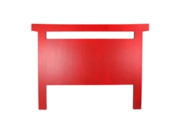 Cabecero Cama Abeto Mdf Rojo 160x4x120cm