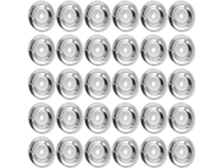 50 Aros De Acero Inoxidable Para Platillos, Accesorios De Repuesto Para Pandereta De Un Solo Aro.