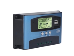 2026dz-controlador De Carga Solar Fotovoltaica Mppt Automático Lcd 40a 12v 24v Para Panel Solar