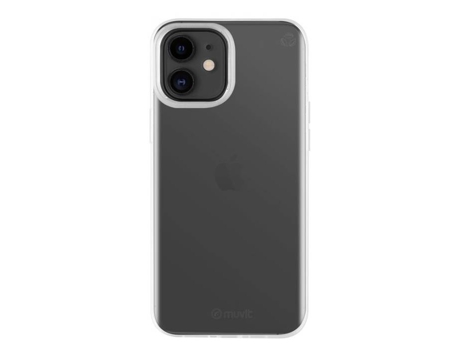 Funda Recycletek Soft para iPhone 12 Mini MUVIT Plástico Transparente