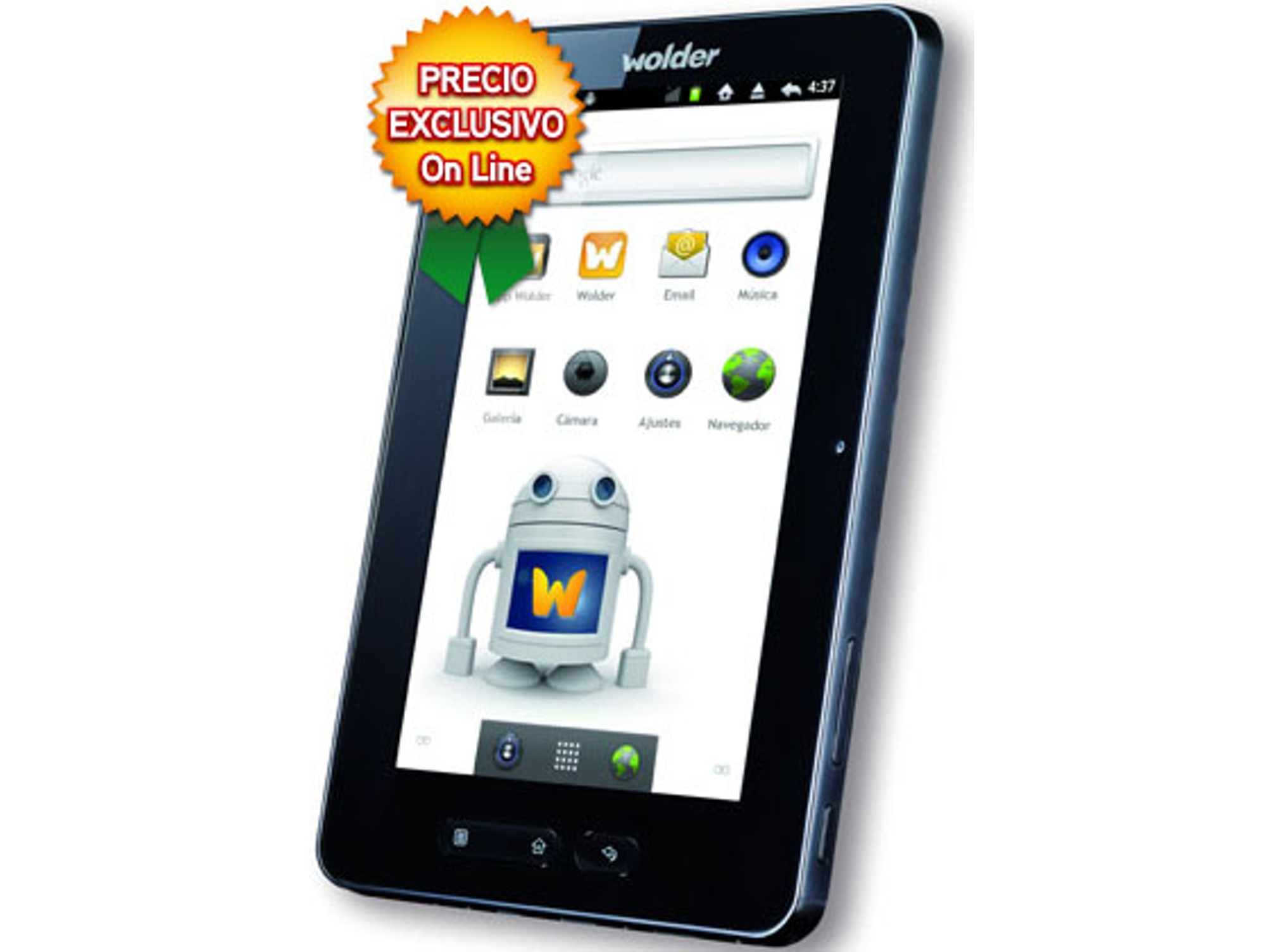 Tableta Multimedia 7" WOLDER MITABCITY PRO 7' C