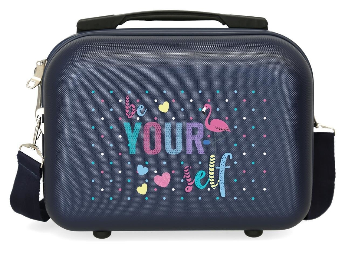 Neceser ROLL ROAD Be yourself Azul (29 x 21 x 15 cm)