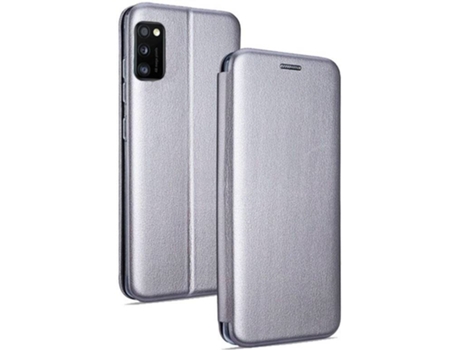 Funda para Samsung Galaxy A41 COOL Flip Cover Gris