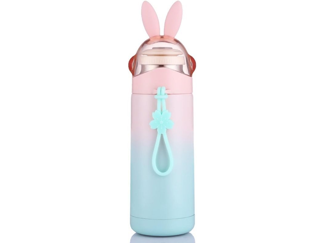 2026-botella De Aislamiento Para Niños Conejo Bonito Acero Inoxidable 304 Termo Anti-fugas 350ml Portátil