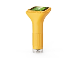 Microscopio digital portátil con lupa, microscopio para niños de 1000x con luz de relleno de 8 LED (amarillo)