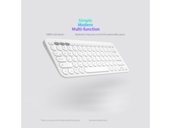 Teclado Logitech K380 Inalámbrico Bt 3.0 Multidispositivo Easy-switch Rosa