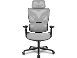 Silla Gaming ALPHA GAMER Wave (Hasta 130 kg - Elevador de Gas Clase 4 - Negro/Gris)