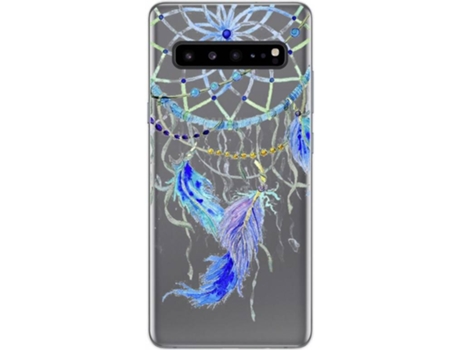 Carcasa Samsung Galaxy S10 5G TUMUNDOSMARTPHONE Plumas Multicolor