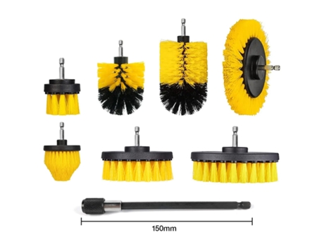 Gran Paquete de Cepillos para Taladro Medio SCRUBBY