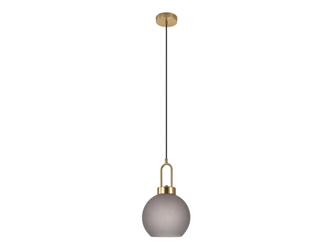 Lámpara colgante de cristal ahumado en forma de bola con casquillo HOUSE NORDIC Luton
