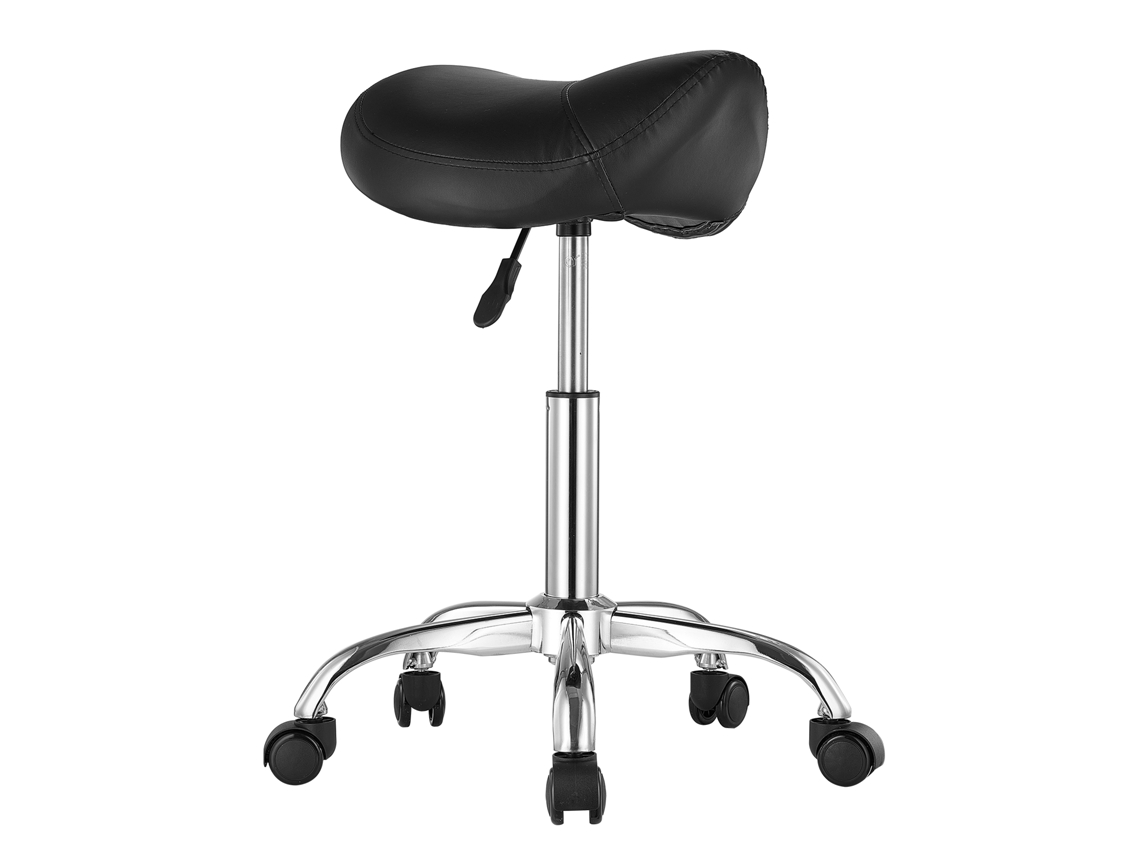 Taburete giratorio Succebuy, altura ajustable 55-71 cm, capacidad de carga 204 kg, negro