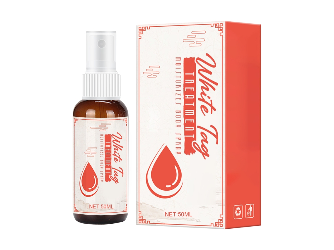 Spray limpiador tópico para manchas blancas, vitíligo y decoloración de la piel, 50 ml | Sin marca