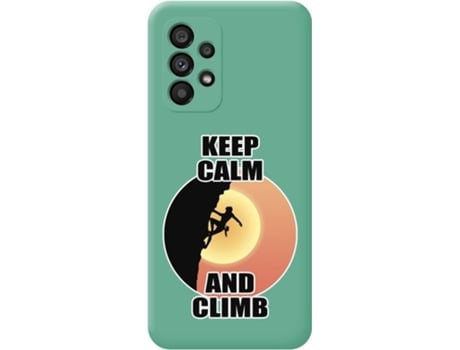 Carcasa para Samsung Galaxy A53 5G TUMUNDOSMARTPHONE Silicona Líquida Dibujos Verde