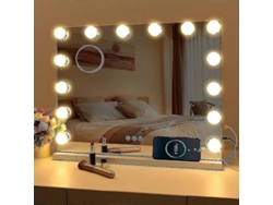 Lámpara De Tocador Con 10 Bombillas Led, 3 Modos De Iluminación, Alimentada Por Usb Para Espejo De Maquillaje