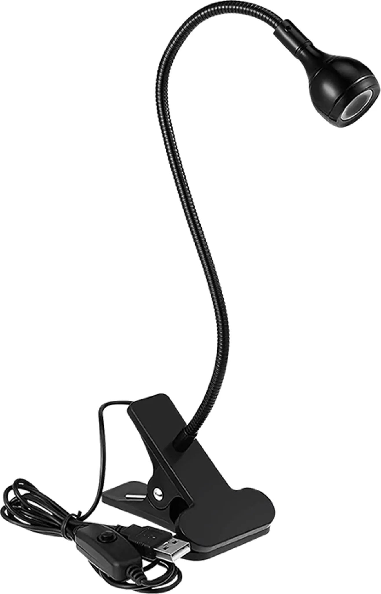 Usb 360° Flexible Pinzas Blancas