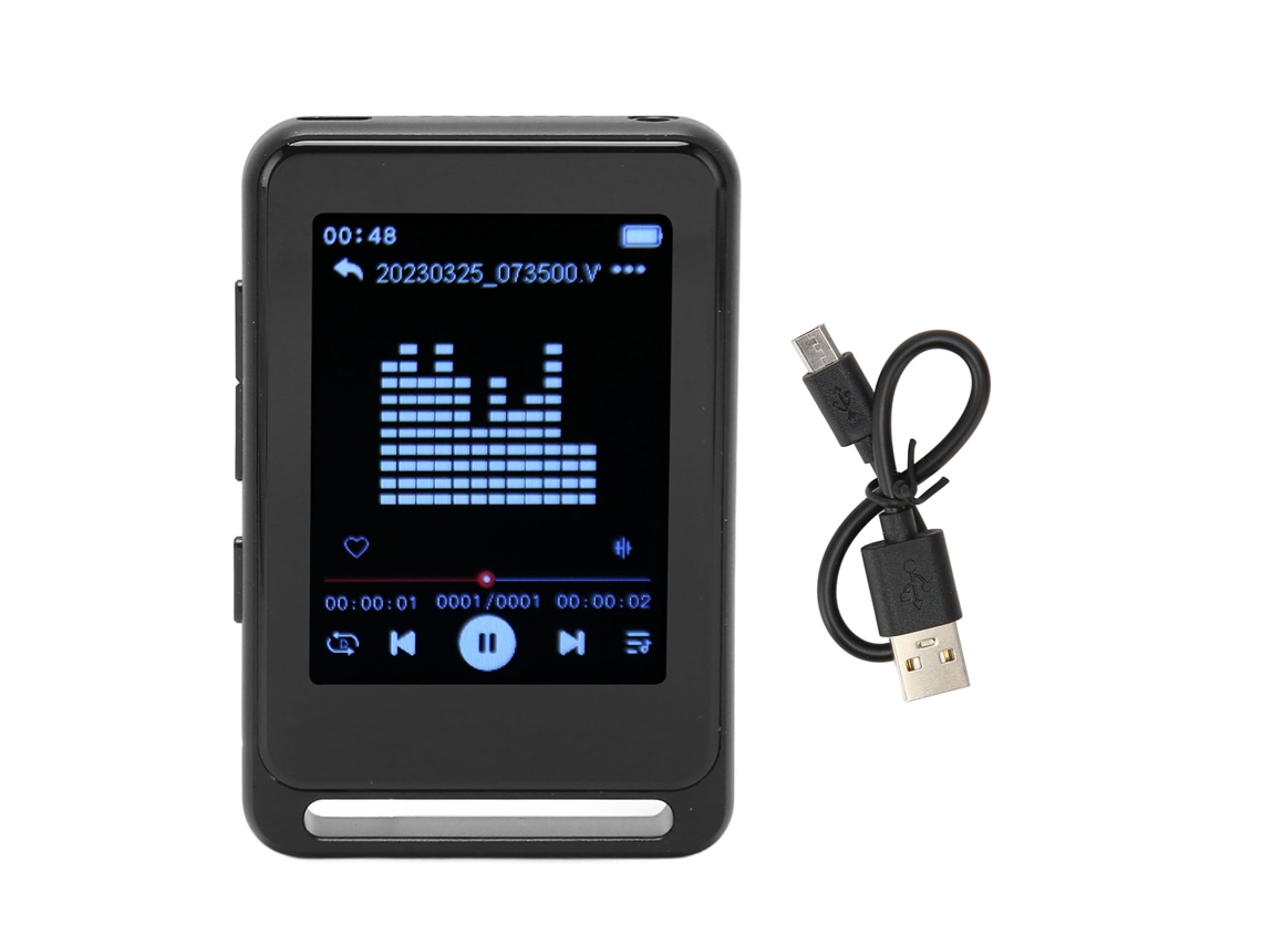 Reprodutor De Música Mp3 Com Tela Tática De 2.4 Polegadas Bluetooth 5.0 32gb Hifi Player Portátil Para Esportes E Leitura