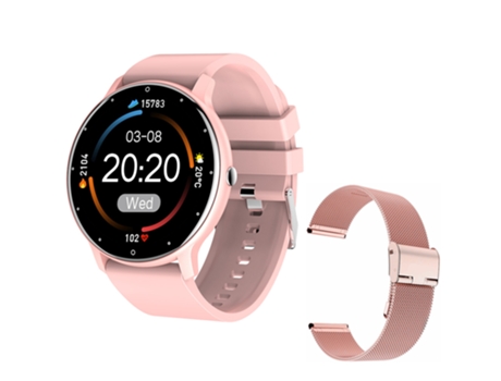 Smartwatch con temporizador de monitoreo del sueño y podómetro de actividad en polvo de caucho en polvo de acero JL-EIGHT
