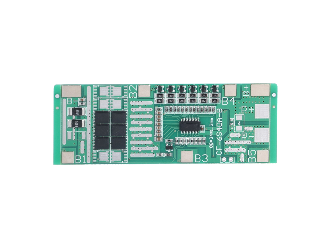 Placa De Protección Bms Para Batería De Litio 6s 24v20a Con Balanceo Y Carga