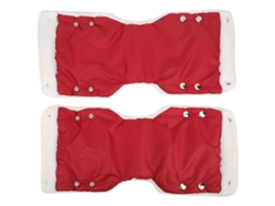 Puños Térmicos Impermeables Para Cochecito/silla De Paseo - Rojo