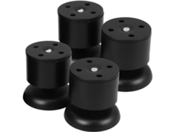 Juego De Muebles Redondos Ajustables De Acero Inoxidable De 4 Piezas Para Mesas, Camas, Sofás Y