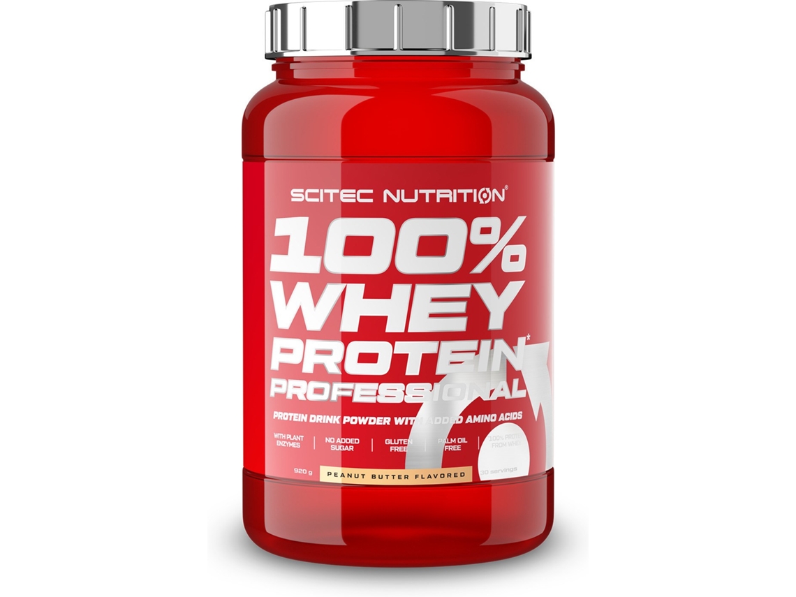 Proteína SCITEC NUTRITION 100% Professional Fórmula Mejorada Ni Azúcares (920 Gr - Chocolate)