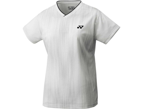 Camiseta de Mujer YONEX Crew Neck Tenis Poliéster Blanco (M)