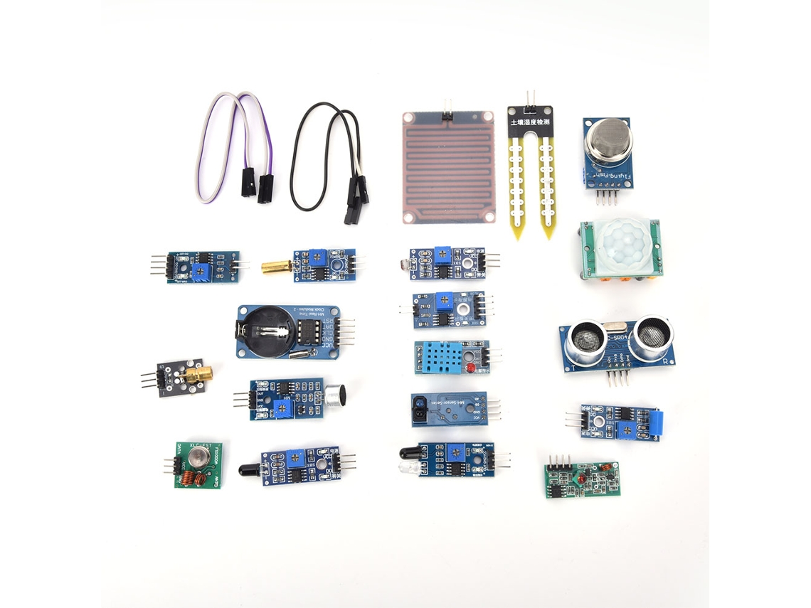 Kit De 16 Módulos De Sensores Profesionales Rpi Para Proyectos De Principiantes