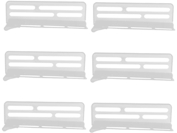 Separadores Plástico Blanco Refrigerador 6 Piezas Universales Fáciles Instalar Organizadores Compartimentos