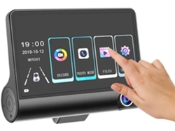 Dvr Para Coche Con Pantalla Táctil De 4 Pulgadas Y Grabación De Vídeo 1080p. Cámara De Salpicadero Para Interior.